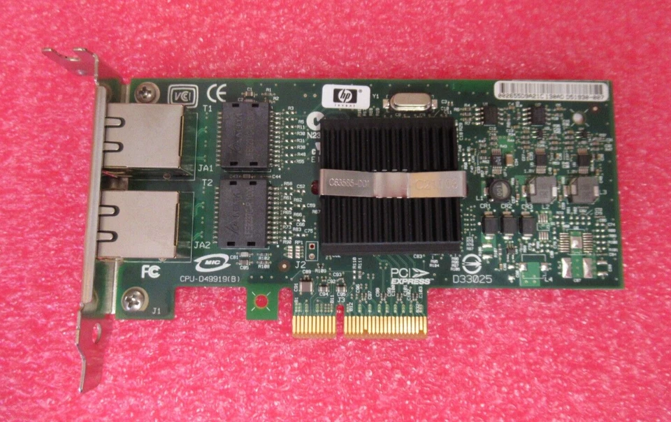 HP NC360T 2x 1GbE RJ45 Port PCIe x4 Server Network Adapter 412651-001 412648-B21 - Image 4 of 4