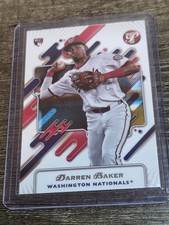 2025 TOPPS PRISTINE #251 - DARREN BAKER - (RC) - NATIONALS