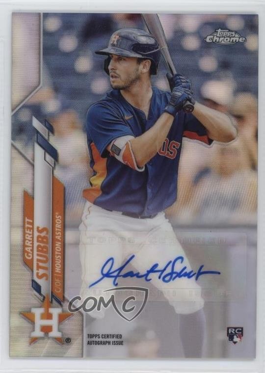 2020 Topps Chrome Update Target Auto Garrett Stubbs #USA-GS Auto ok2