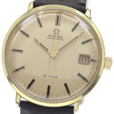 OMEGA De Ville 166033-TOOL106 Date gold Dial Automatic Men's Watch_944345