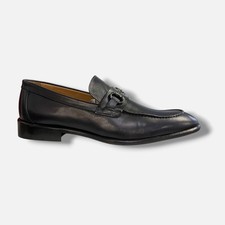 Bruno Magli Men's Blue Alessandro Slip-on Loafers Shoes Size 11