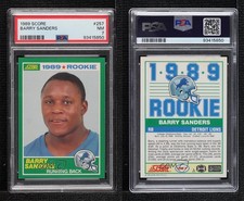 1989 Score Barry Sanders #257 PSA 7 Rookie RC HOF