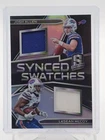 JOSH ALLEN LESEAN MCCOY 2018 SPECTRA SYNCED SWATCHES SILVER PATCH /99 #24 Q2885