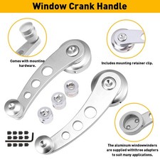 Universal Car Truck Glass Door Aluminum Manual Window Crank Handle Winder
