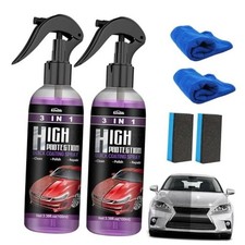3 in 1 High Protection Quick Coating Spray,Upgrade Quick Coat Car Wax Polish