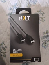NXT Technologies™ Displayport Cable, 6 Ft, Black NX60395
