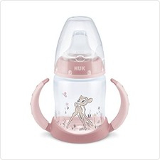 NUK Bambi Learner Bottle 150ml for babies 6 months and older with temperature