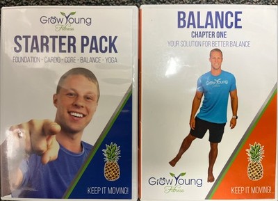 Grow Young Fitness Starter Pack & Balance Chapter 1, 2 DVDs