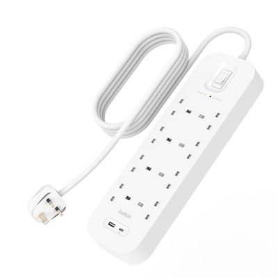 Surge Protection With Usb C 8 Outlet NEU