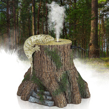 Reptile Humidifier Fogger, Tree Trunk Humidifier with Top Mist Outlet, 1000Ml De
