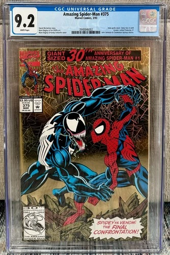 Amazing Spider-Man 375 Holo-Grafx Cover 3/93 CGC 9.2 Giant Size 30th Anniversary