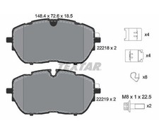 TEXTAR Bremsbelagsatz Bremsbeläge Vorderachse für PEUGEOT DS