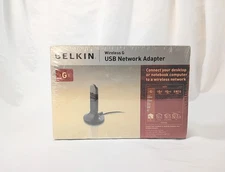 Belkin Wireless G USB Network Adapter 802.11g SEALED