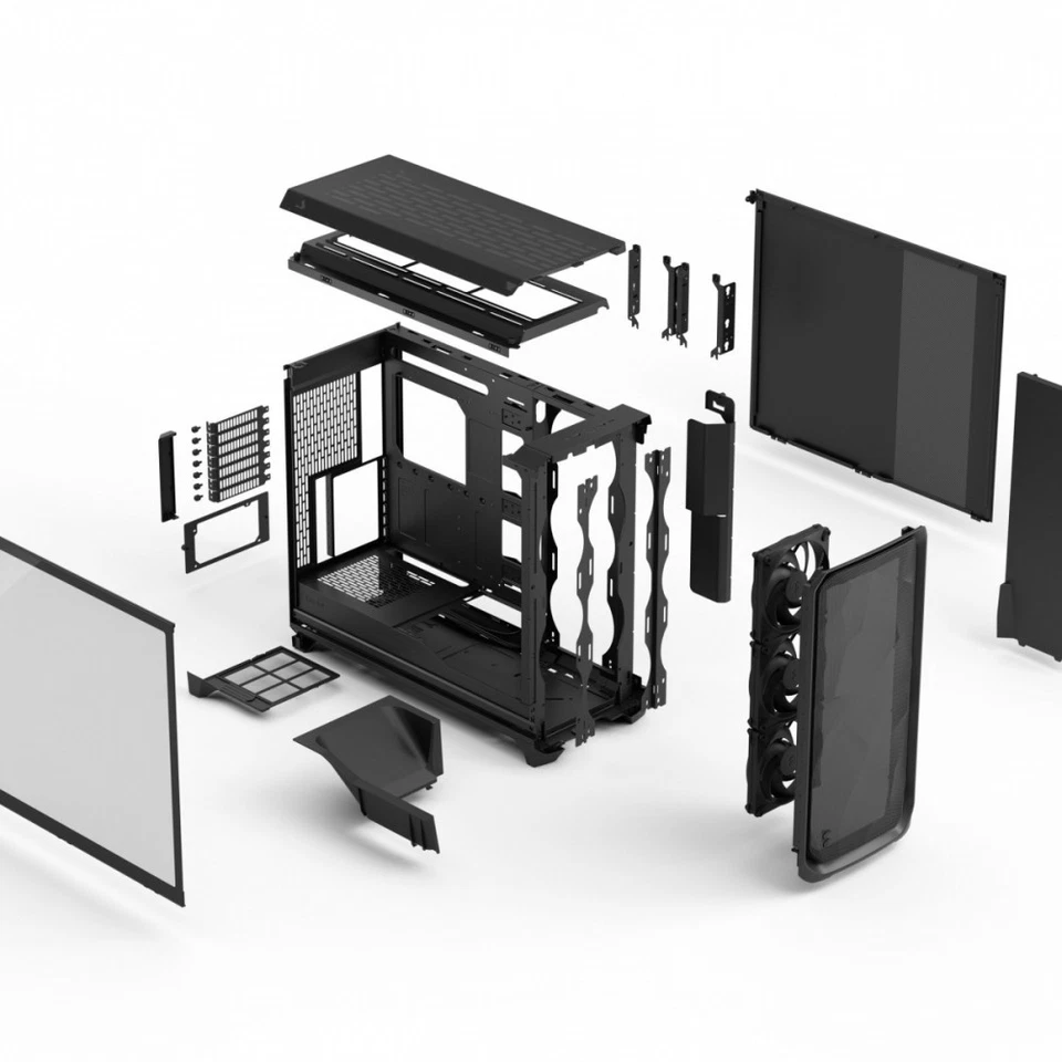 7340172707226 Meshify 3 XL Black TG Light Tint Fractal Design - Image 3 of 4