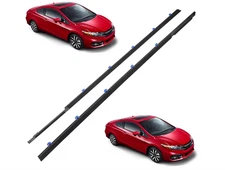 Weatherstrip Window Moulding Trim Seal Belt Compatible with Honda Vehicle Civ...