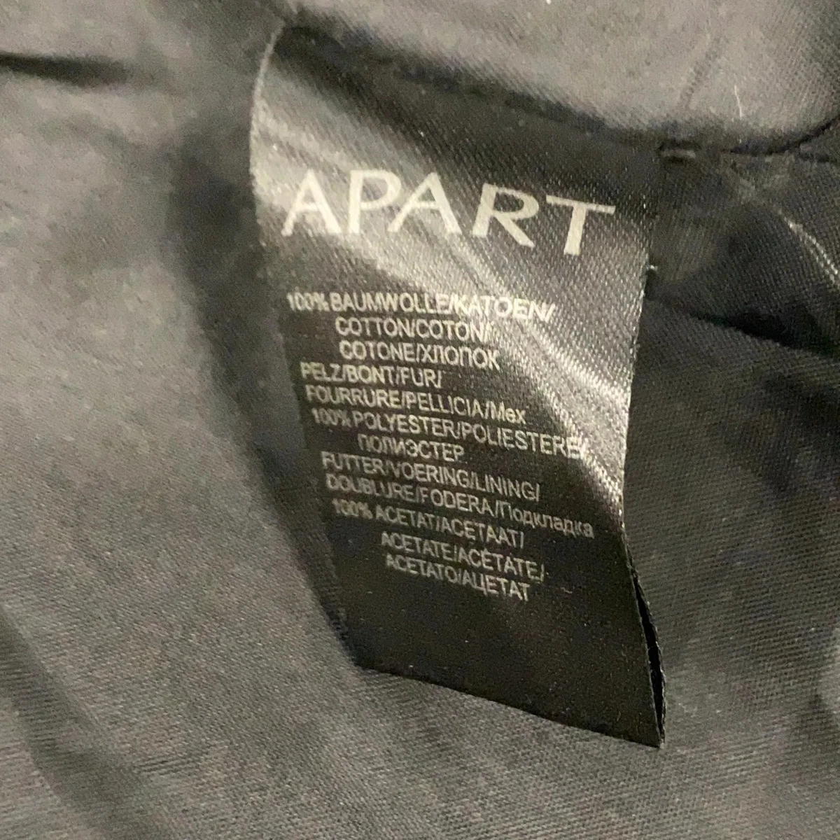 Apart, Fellweste, Damen, Größe: 38, Schwarz #h7P