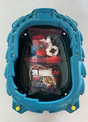 Beyblade Burst QuadStrike Battle Set Quad Zones Stadium - Lights Up! w/ Blades