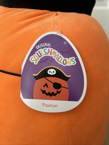 Squishmallows 20” Paxton Calabaza Pirata Sombrero Peluche Halloween Jack O Linterna - Imagen 4 de 10