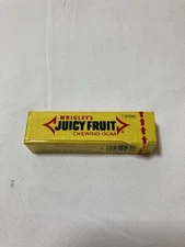 Vintage Pack Of 7 Sticks Wrigley’s Juicy Fruit Chewing Gum Unopened
