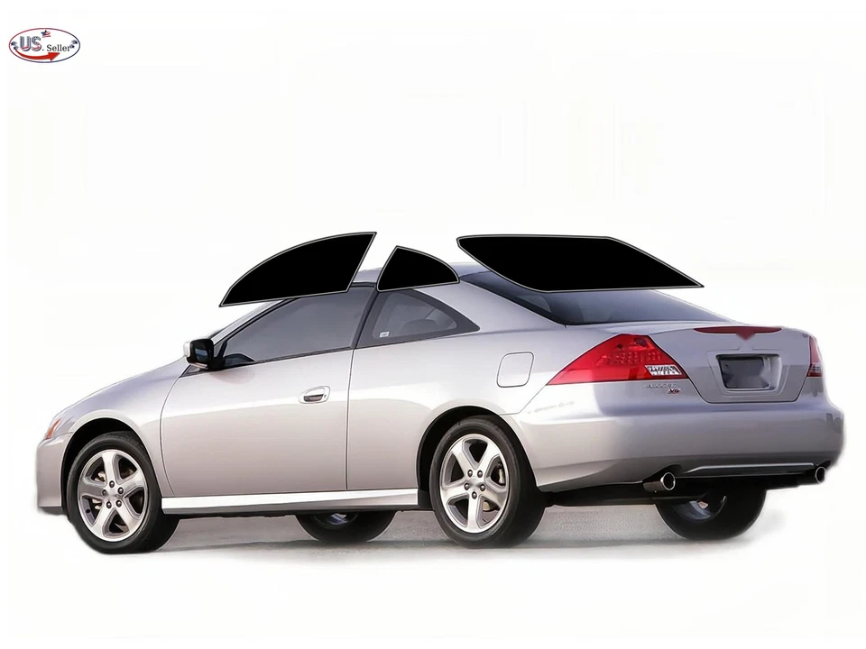 Kit de película de tinte de ventana de 2 capas precortada personalizada computarizada para TODOS los Honda Accord cupé Foto 3 de 4