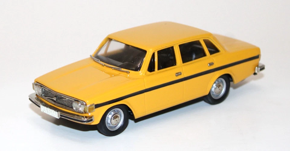 Brooklin Rob Eddie #2A 1973 Volvo 144 Grand Luxe 1:43 taxi amarillo como nuevo/caja Foto 4 de 4