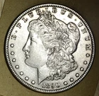1890-S Morgan Dollar Nice AU Nice Luster ~Better Date~ No Reserve
