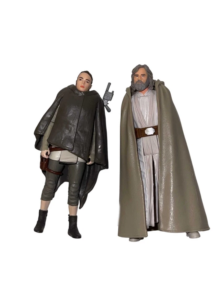 2015/2017 STAR WARS FORCE AWAKENS & LAST JEDI Lot of 7 REY/LUKE Figures NEW Read - Image 4 of 4
