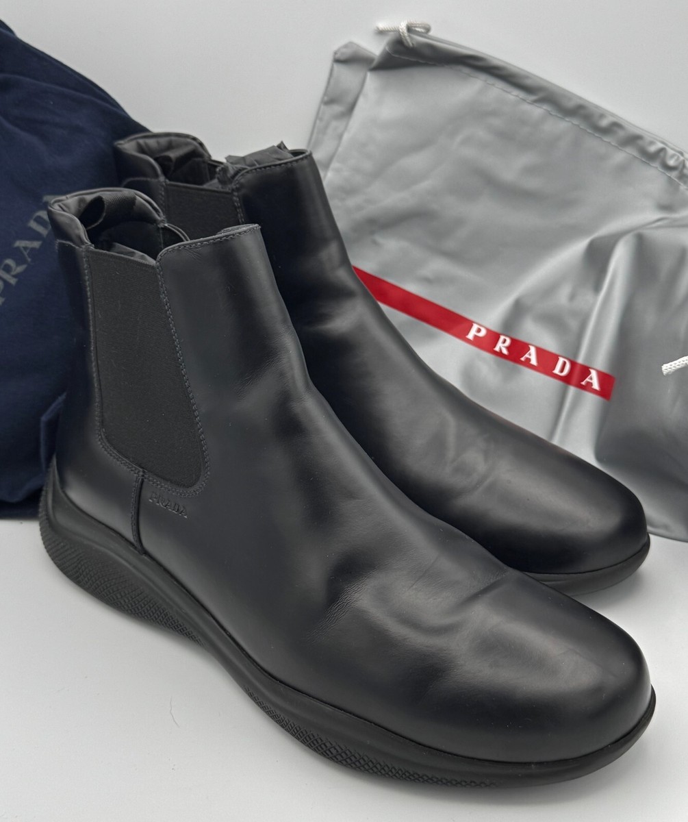PRADA CALZATURE UOMO ミリターレネロ 10 モノリス PRADA CALZATURE UOMO ミリターレネロ 10 モノリス Black