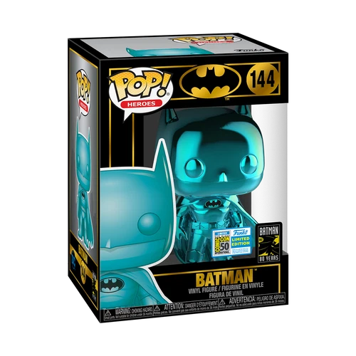 Funko Pop! Vinyl: DC Universe - Batman (Teal) (Chrome) - GameStop San Diego...
