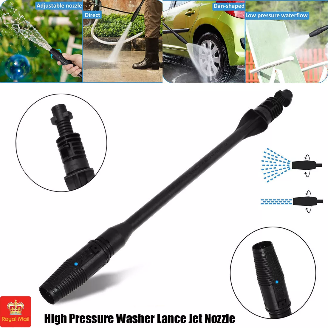 Pressure Variable Fan Spray Nozzle Lance For Karcher K2 K3 K4 K5 K6 K7 Washer