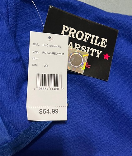 Kansas Jayhawks Varsity Profiljacke Größe Damen 3XL Einzelhandel $ 64,99 - Bild 4 von 4