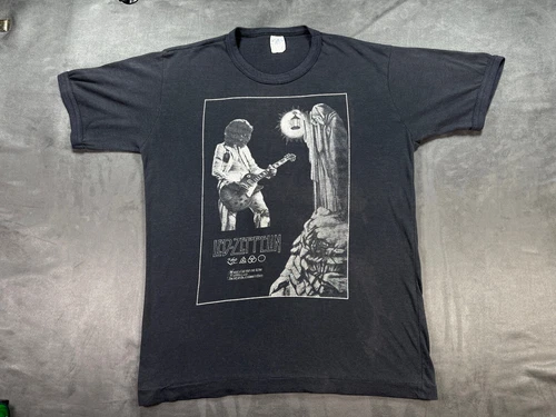 Single Stitch LED ZEPPELIN Concert Stairway to Heaven Me Vintage vintage concert t-shirt, vintage, single stitch, B+ condition