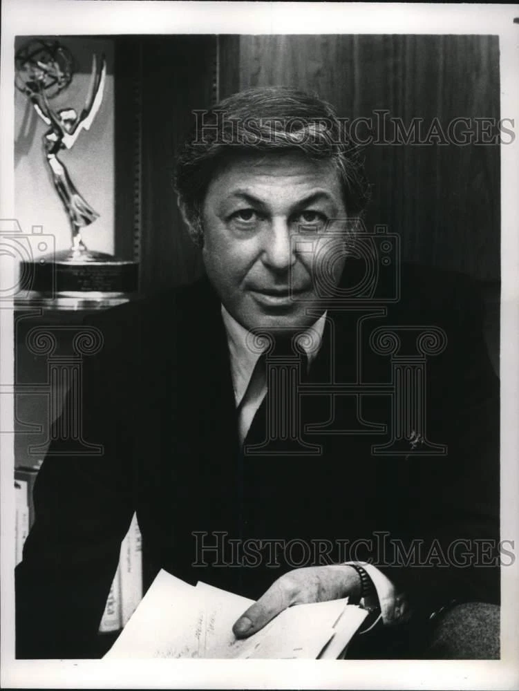 1981 Press Photo CBS Network's "60 Minutes" Executive Producer, Don Hewitt - 画像1/2