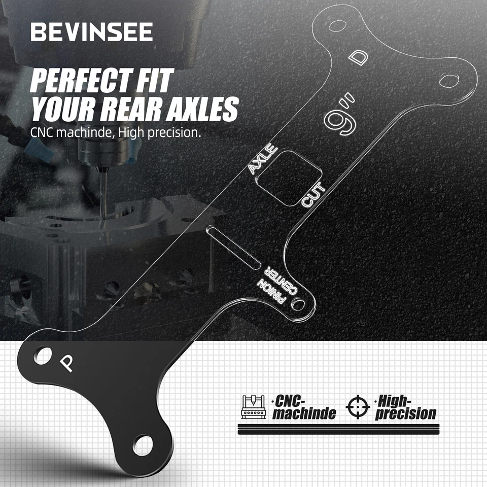 BEVINSEE para Ford 9" eje trasero tubo guía estrecha piñón trasero herramienta Foto 3 de 4