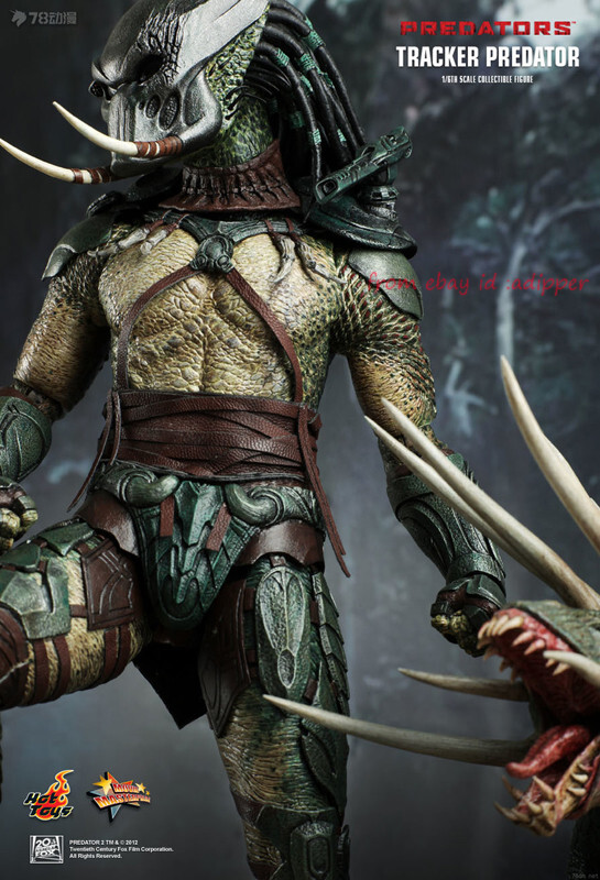 Perfect Hot Toys Mms147 1/6 Predators: Tracker Predator With Hound