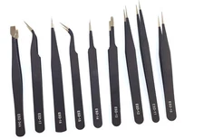 9 Piece Tweezer Set