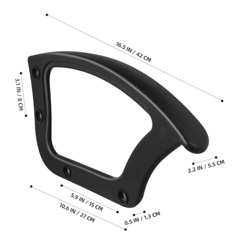 2 Pcs Chair Arm Accessories Office Ring Armrest Replacement Hoop - Afbeelding 9 van 11