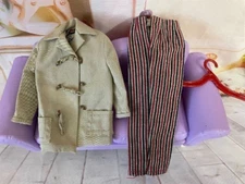 VTG Barbie OPEN ROAD OUTFIT #985 COAT HAS ALL Toggles &BUTTONS Mattel 1961 MINT