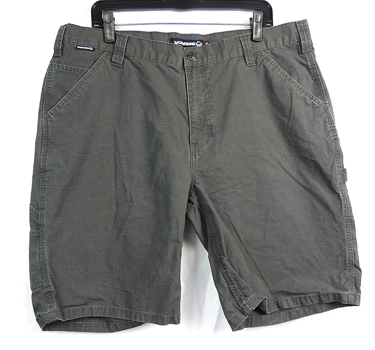 Wolverine Gray Ripstop Cotton Canvas Carpenter Shorts 40 | eBay