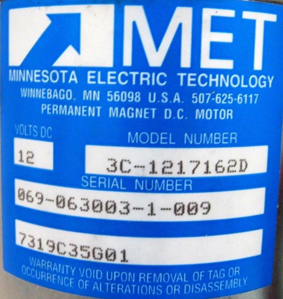 全新 THERMO KING 44-7038 直流电机 MET 3C-1217162D 12VDC 447038 — 第 4/4 张图片