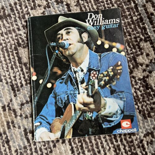 Don Williams Song Book  18 Songs for Guitar 1979 Printed In Great Britain - Afbeelding 1 van 4