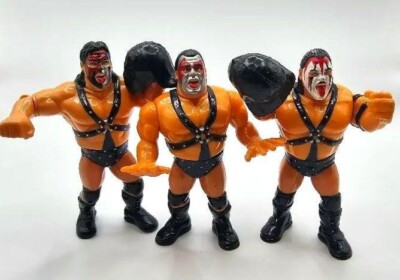 ザ・デモリッション　アックス&スマッシュ&クラッシュ　ハズブロ WWF WWF Hasbro Demolition Set of Ax Smash Crush Action Figures Tag