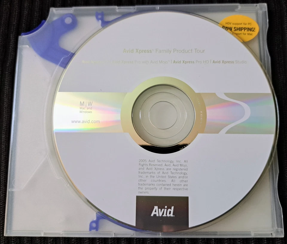 AVID Xpress Family Product Tour Software CD, 2005, Includes AVID Free DV, MacWin - Image 4 of 4