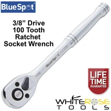 BlueSpot Ratchet Socket Wrench 3/8" 100 Teeth Tool Mechanic Garage Reversible