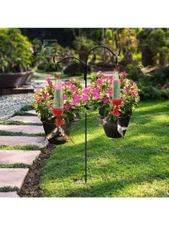 2 Pack Hummingbird Feeders for Outdoors 5-Ounce, Nature Hummingbird Feeder