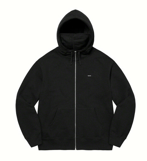 Supreme Small Box Facemask Zip Up Hooded Sweatshirt black Supreme Small Box Facemask Zip Up Hooded Sweatshirt black