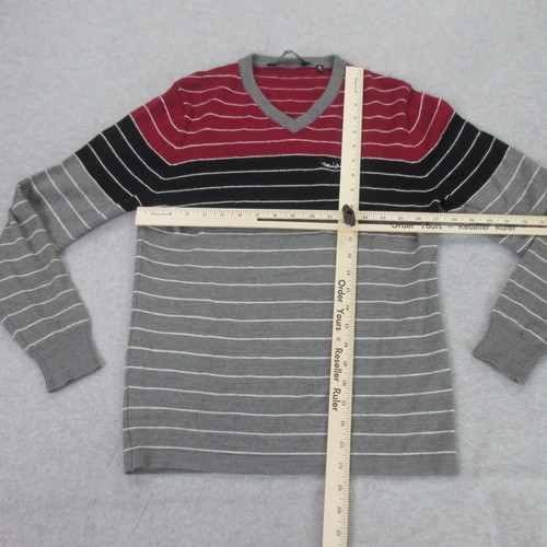 Travis Mathew Merino Wool Blend Sweater Mens Size Medium Pullover V-Neck Golf - Picture 3 of 13