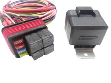 GEP Universal Pre-wired Waterproof  Mini Fuse Relay Panel Box Holder 80 AMP 12V