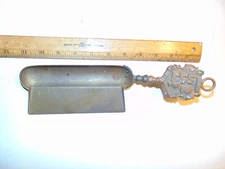 Vintage Brass “Silent Butler” or Table Crumb Duster CHESTER CITY ARMS CREST