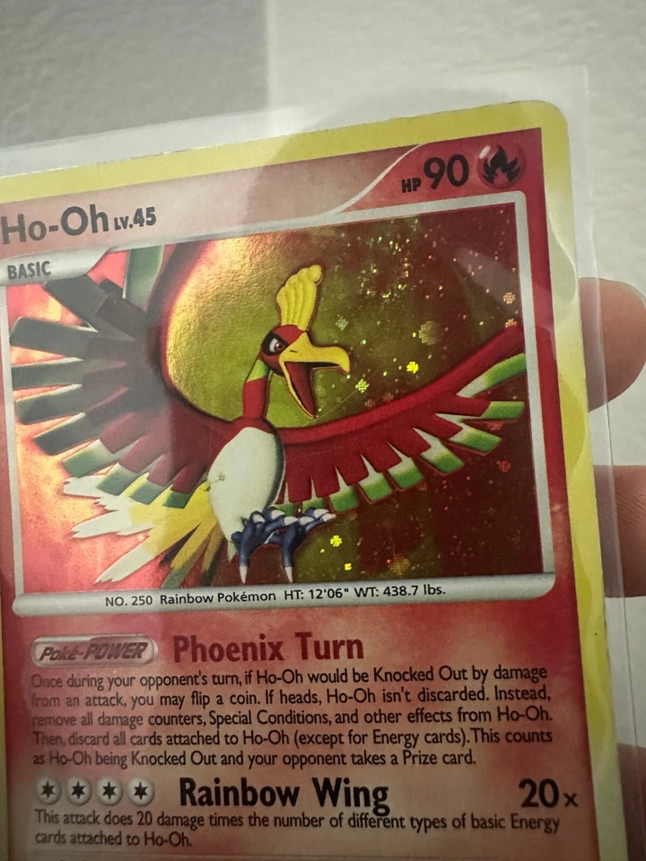 Ho-Oh 10/132 | 2007 Pokemon Secret Wonders Holo SWIRL | NM 0408#279 - Image 3 of 4